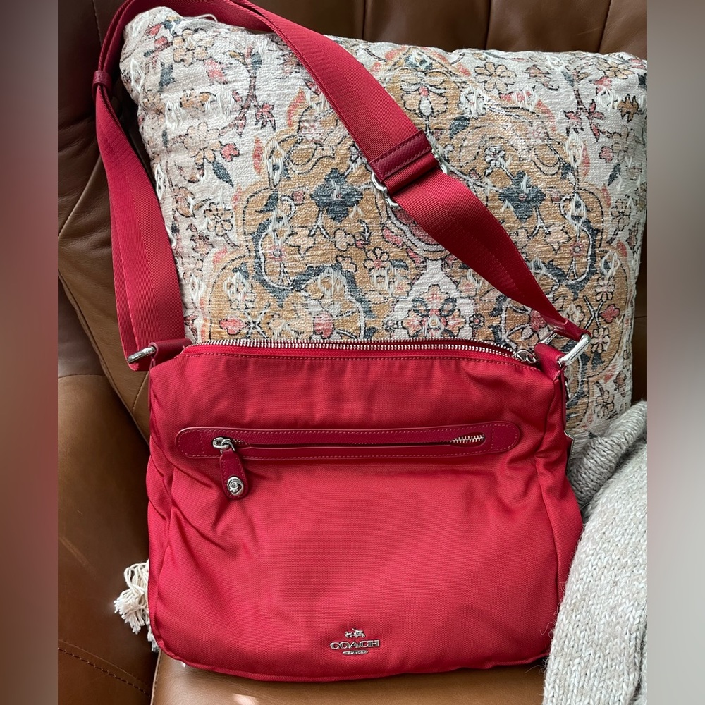 Genuine Coach Nylon Crossbody Bag Gem